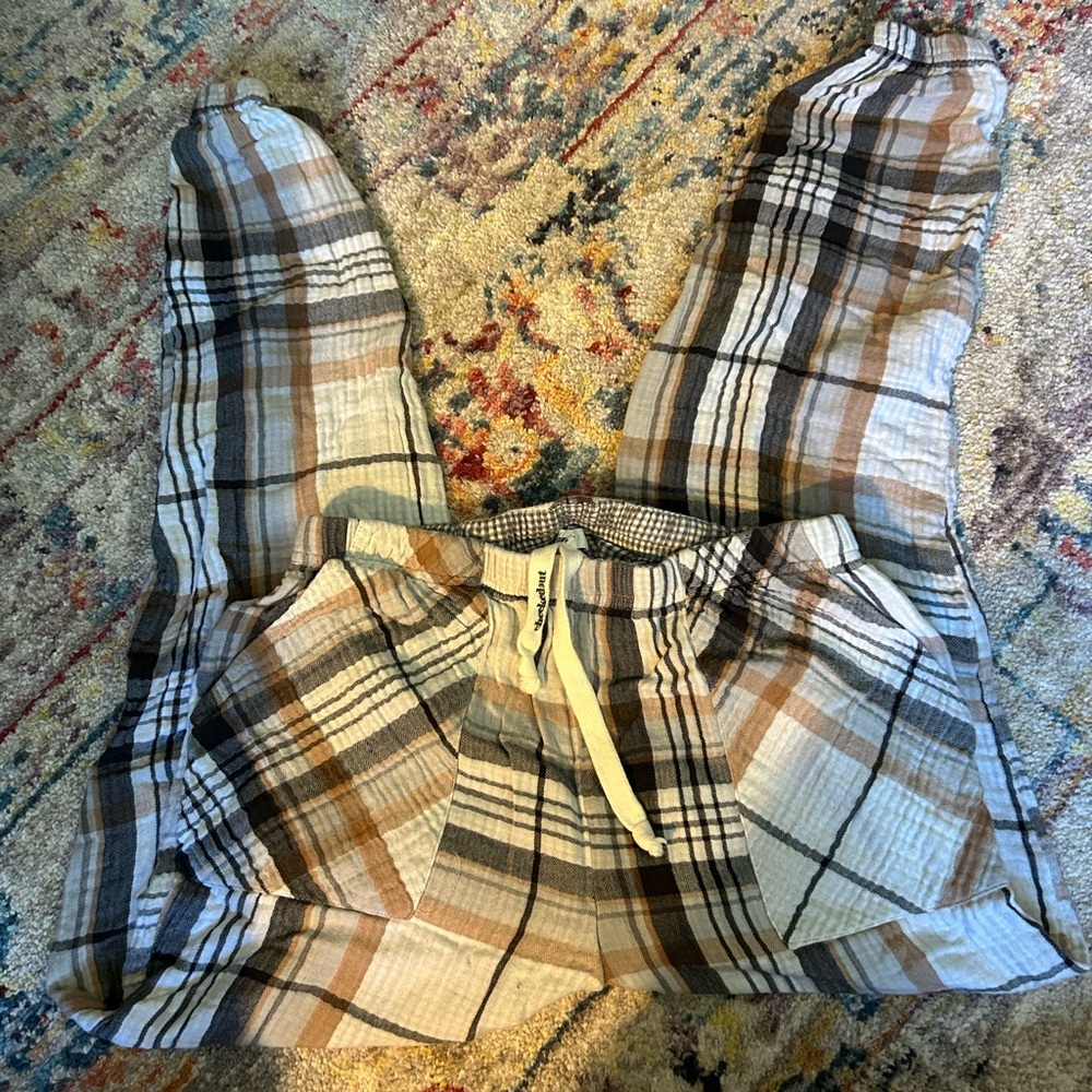 Abercrombie plaid lounge joggers